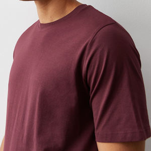 เสื้อยืดกันเหงื่อผ้าเกล็ดปลาทำจากผ้าฝ้าย100% ออร์แกนิกสำหรับผู้ชายเสื้อยืดผ้าถักโอเวอร์ไซส์ใหญ่พิเศษทำจากผ้าฝ้าย Pima 300 GSM - Product Image 6