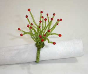 2023 Mejor oferta Servilleteros Decoración de mesa elegante para bodas Material de alta calidad hecho - Product Image 2