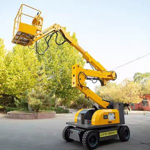 Precio de fábrica 20m 200kg aérea Manlift hidráulico Cherry Picker Spider Boom Lift telescópico articulado remolcable Boom Spider Lift - Product Image 1