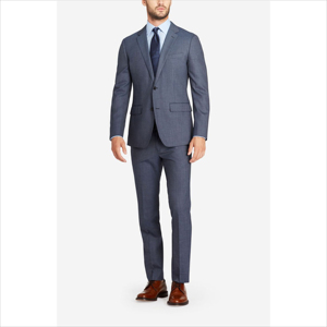 Chaqueta de Traje a Cuadros de Poliéster/Algodón para Hombre, Solapa de Pico, Blazer de Negocios, Tallas Grandes, Envío Inmediato, Tallas XS-5XL, para Bodas - Product Image 3