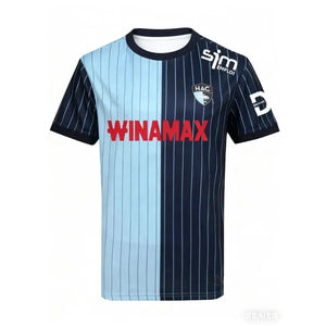 Camisetas Deportivas de Manga Corta con Estampado 3D de Camisetas de Fútbol Retro HAC 25-26 para Casa y Visitante, Servicio Personalizado OEM para Adultos y Niños - Product Image 1