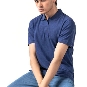 OEM diseñador al por mayor personalizado verano transpirable de punto de manga corta de los hombres para Polos 100% lona de algodón con patrón sólido - Product Image 6