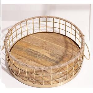 Panier à fruits de haute qualité, style unique, taille personnalisée, fait à la main, pour hôtel, restaurant, mariage, table, rangement alimentaire - Product Image 3