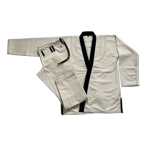 Jiu jitsu kimonokimono de jiu jitsu Plain White Gi Bjj Kimono BJJ Gis Custom Bjj Gi Blue para hombres Uniforme de Jiujitsu brasileño - Product Image 4