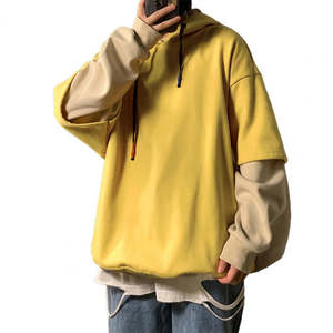 Sudadera gruesa con capucha para hombre, ropa de calle gruesa de lana, holgada, personalizada, de talla grande - Product Image 1