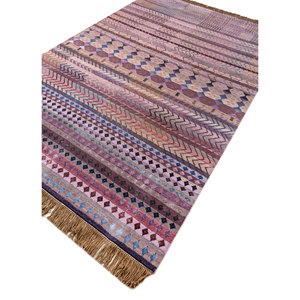 Produit à usage domestique à motif géométrique 'Zameen Ki Dhadkan' - Product Image 2