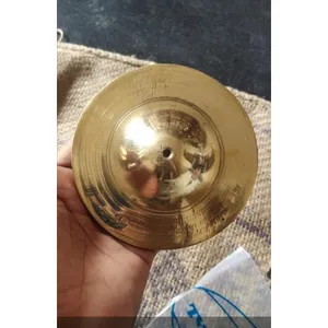 Venta al por mayor mejor latón dorado Manjira disponible en precio de fábrica - Product Image 1