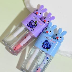 Brillo Labial Miss Look Cute Rabbit Fruit, Aceite Labial Hidratante de Larga Duración, Brillo Transparente con Destellos, Color Labial Líquido Humectante - Product Image 4