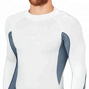 Logo personnalisé BJJ MMA Rash Guard Chemise de compression spandex unisexe Uniforme d'entraînement de style romain imprimé par sublimation - Product Image 2