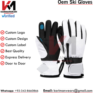 Gants de ski d'hiver pour femmes, imperméables, compatibles avec les écrans tactiles, gants de snowboard coupe-vent, chauds, pour le ski, la course à pied, le vélo, durables, résistants au froid - Product Image 2