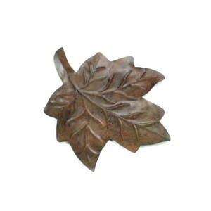 Alliage de métal de haute qualité brun brillant enduit feuille Designer plateau de table à manger - Product Image 5