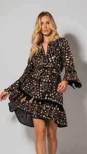 Boho Customizable Bohemian <b>Sexy</b> Summer Party Floor-Length A-Line Gown <b>Dress</b> for <b>Women</b> 100% Silk Viscose Handmade - Product Image 2