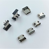 Connecteur USB-C 24 broches SMT personnalisé LITE, durabilité améliorée, vertical, femelle, 5A, conforme RoHS, transfert de données haute vitesse, 100V