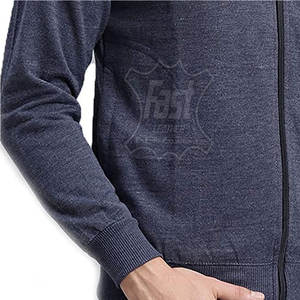 เสื้อฮู้ดซิปผู้ชายขายส่ง รับผลิตตามแบบ (OEM) เสื้อฮู้ดซิปผู้ชายสไตล์สตรีทแวร์ ไซส์ใหญ่ มีจำหน่าย - Product Image 6