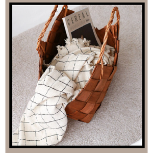 Cubrecama y Manta de Cama a Cuadros Pike de 160x220cm, 100% Algodón Natural, Ligero, Tejido y Transpirable - Product Image 6