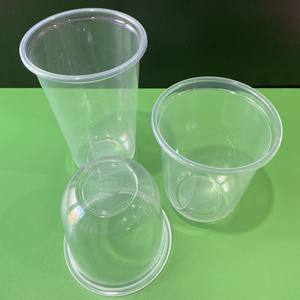 Gobelet en plastique PP transparent jetable en forme de U, style moderne, prix d'usine, prêt à être expédié, tailles 16 oz, 22 oz, 24 oz, personnalisable - Product Image 6
