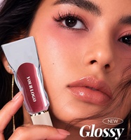 Gloss à lèvres personnalisé OEM Rouge Nude Ultra-brillant Non collant Éclat vibrant Vitamine E Végétalien Bio Longue tenue Imperméable Vente en gros Faible MOQ