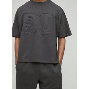 Conjunto de pantalones cortos para hombre, novedad, logotipo personalizado, 100% algodón, secado rápido, estilo callejero de verano, a la venta a precio mayorista - Product Image 3