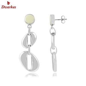 ต่างหูแบบคลาสสิกขายดี925ต่างหูห้อยประดับมุกเงินสเตอร์ลิงสำหรับเครื่องประดับแฟชั่นของขวัญงานแต่งงานของผู้หญิง - Product Image 1