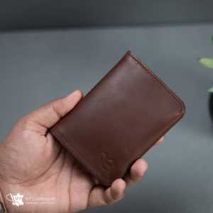 งานฝีมือหนัง WF หมายเลข กระเป๋าใส่บัตรเครดิต 85 สลิมเอเวอร์ (สีเกาลัด) - Product Image 2