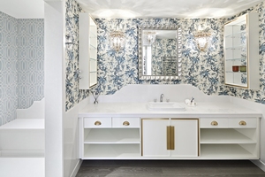 แผ่นควอตซ์ขัดเงา Perla Carrara ขนาด 2 ซม. 3 ซม. กำลังเป็นที่นิยม สำหรับใช้ทำเคาน์เตอร์ครัวในงานก่อสร้างเชิงพาณิชย์จำนวนมาก - Product Image 4