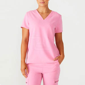 Uniforme de enfermera con logotipo personalizado de alta calidad, tela suave y duradera, uniformes de Hospital de Color personalizados al por mayor - Product Image 5
