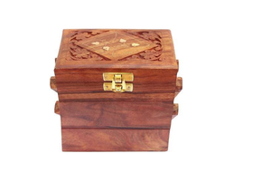 Grande boîte de rangement en bois organisateur de bijoux personnalisé vente en gros pour la maison cuisine bureau organisation de rangement quantité en vrac - Product Image 5