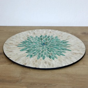 Napperon de table en nacre avec incrustation de coquillages, design moderne, plat rond décoratif en nacre, vente en gros de thanh cong - Product Image 6