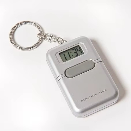 Portable Talking Keychain Watch  Voice Time Announce