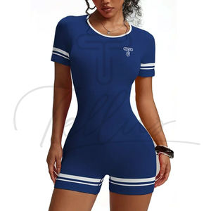 Conjuntos de Yoga para Mujer, Shorts Sólidos Transpirables, Ropa de Gimnasio y Fitness, Último Estilo Casual, Gran Venta, Spandex/Nailon - Product Image 4