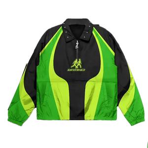 Survêtements pour hommes coupe-vent en nylon et polyester léger et imperméable à l'eau avec logo personnalisé Ensemble de survêtements coupe-vent en nylon pour l'extérieur pour hommes - Product Image 3