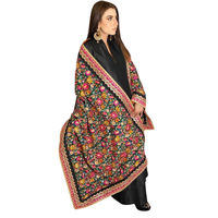 Châles indiens Banjara de luxe, nouveau design, écharpes en soie faites à la main, style antique, pour femmes, avec broderies et travail de miroirs, ensembles de foulards de mode
