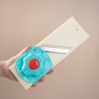 Groentehakker Mandoline Snijder Buiten Gebruik Geschikt Gepatenteerde Uitvinding Handbeschermer 2,5 mm Medium Julienne Professioneel Handmatig PP