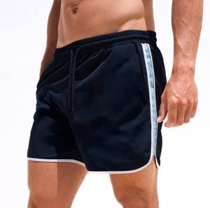 New Arrival Solid Eco-Friendly <b>Knee</b> <b>Length</b> Beach Custom Logo High Quality Wholesale <b>Men's</b> Sports <b>Shorts</b> Breathable Casual - Product Image 4
