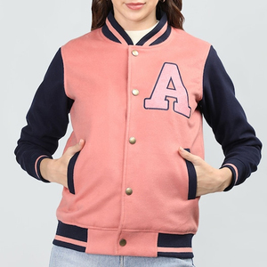 Grande taille femmes vestes Baseball vestes manteaux hiver chaud vêtements 2025 haute qualité vêtements logo Letterman veste pour homme - Product Image 1