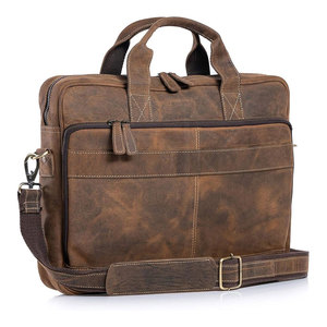 High Quality Professional Made Genuine <b>Leather</b> Modern <b>Laptop</b> <b>Bags</b> with Custom Logo Eco-Friendly Durable Waterproof New Arrival - Product Image 1