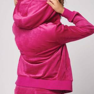 Streetwear Logo Super Soft 450 Gsm Cotton Fleece <b>Cloth</b> 2 Piece Set Womens Winter Hoodies Jogging Tracksuit Sweatshirts - Product Image 5