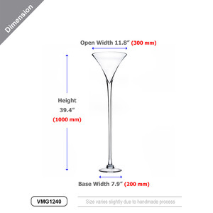 VMG1240 - Vase en verre Martini - 40 - Product Image 4