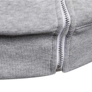 Vente en gros Sweatshirts à capuche pour hommes surdimensionnés Sweatshirts à capuche sans logo personnalisé pour hommes avec fermeture éclair Unisexe - Product Image 4