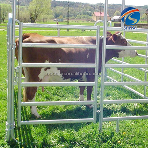 Dễ dàng lắp ráp mạ kẽm ngựa hàng rào di động chăn nuôi trang trại hàng rào hàn ống tròn corral ngựa hàng rào cho giá tốt - Product Image 2