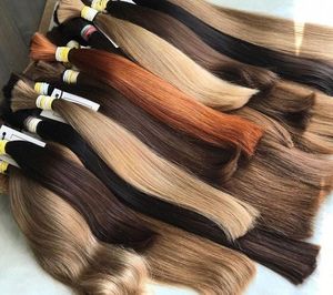 Extensiones de cabello humano Remy vietnamita a granel Natural recto personalizar todos los colores proveedor mayorista - Product Image 2