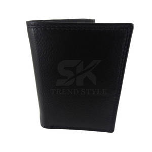 Portefeuille homme en cuir, nouvelle conception personnalisée 2026, cuir de qualité supérieure, portefeuille homme à trois volets, couleur unie - Product Image 3