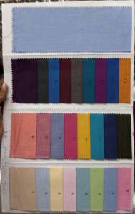 Tissu de chemise 100% coton, largeur 58 pouces, tissage uni, textile de haute qualité, tissu de chemise 100% coton - Product Image 5