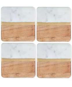 Best Design Handmade Tabletop Coasters Mother of Pearl Inlay <b>Epoxy</b> <b>Resin</b> Coasters Set Tea & Coffee MOP Inlay <b>Table</b> Protection - Product Image 6