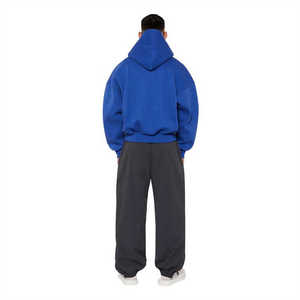 Wholesale Custom Streetwear Heavyweight Pullover Drop Shoulder <b>Hoodie</b> 350 Gsm Blank <b>Oversized</b> Hoodies <b>for</b> <b>Men</b> - Product Image 4