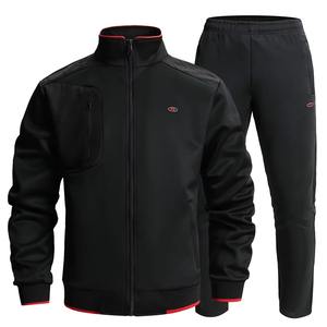 Traje deportivo informal de manga larga para hombre, tejido de punto, ropa deportiva de moda, chándales para hombre, ropa para hombre - Product Image 3