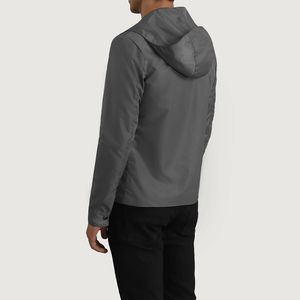 Veste matelassée légère en toile décontractée pour homme et femme, imperméable, anti-UV, respirante, brodée, technique, à capuche - Product Image 2