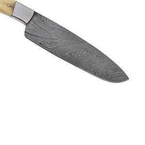 Custom Handmade Eco-Friendly Damascus Steel Chef Bowie <b>Knife</b> Set Serrated Edge Multi-Purpose Design Custom Size Logo OEM Supply - Product Image 2