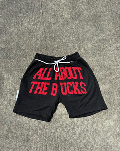 <b>Men's</b> High Quality 100% Cotton Fleece Summer <b>Shorts</b> Customizable Multi-Color Applique Embroidery <b>Patch</b> Anti-Wrinkle Custom Cut - Product Image 2