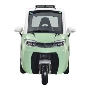Trike CabinToodi 3 Wheel Electric Mini Scooter Tricycle With Roof For Elderly